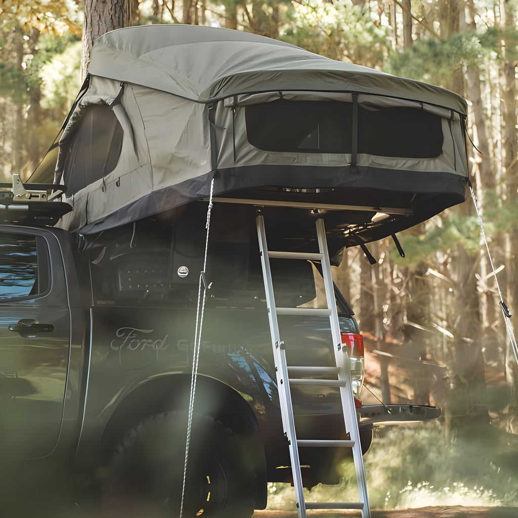 TA009 Four-Season Soft-Shell Rooftop Tent with Annex