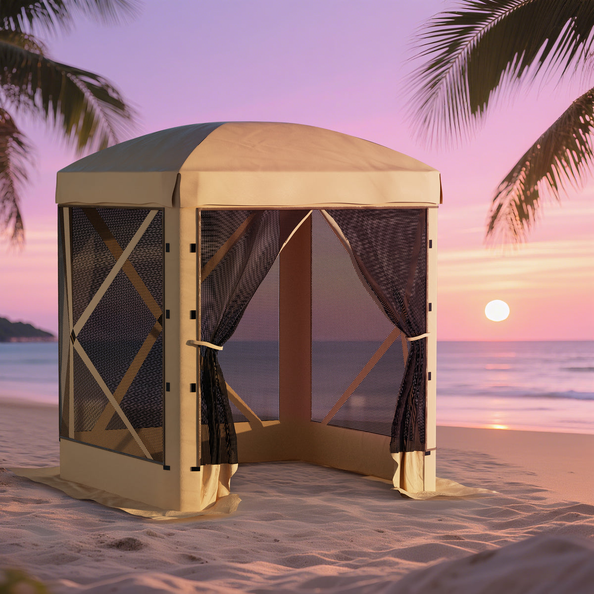 TT001 Pop-Up Screen House Camping Tent