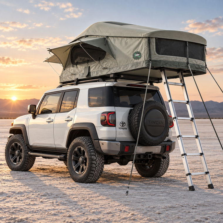 TA009 Four-Season Soft-Shell Rooftop Tent with Annex
