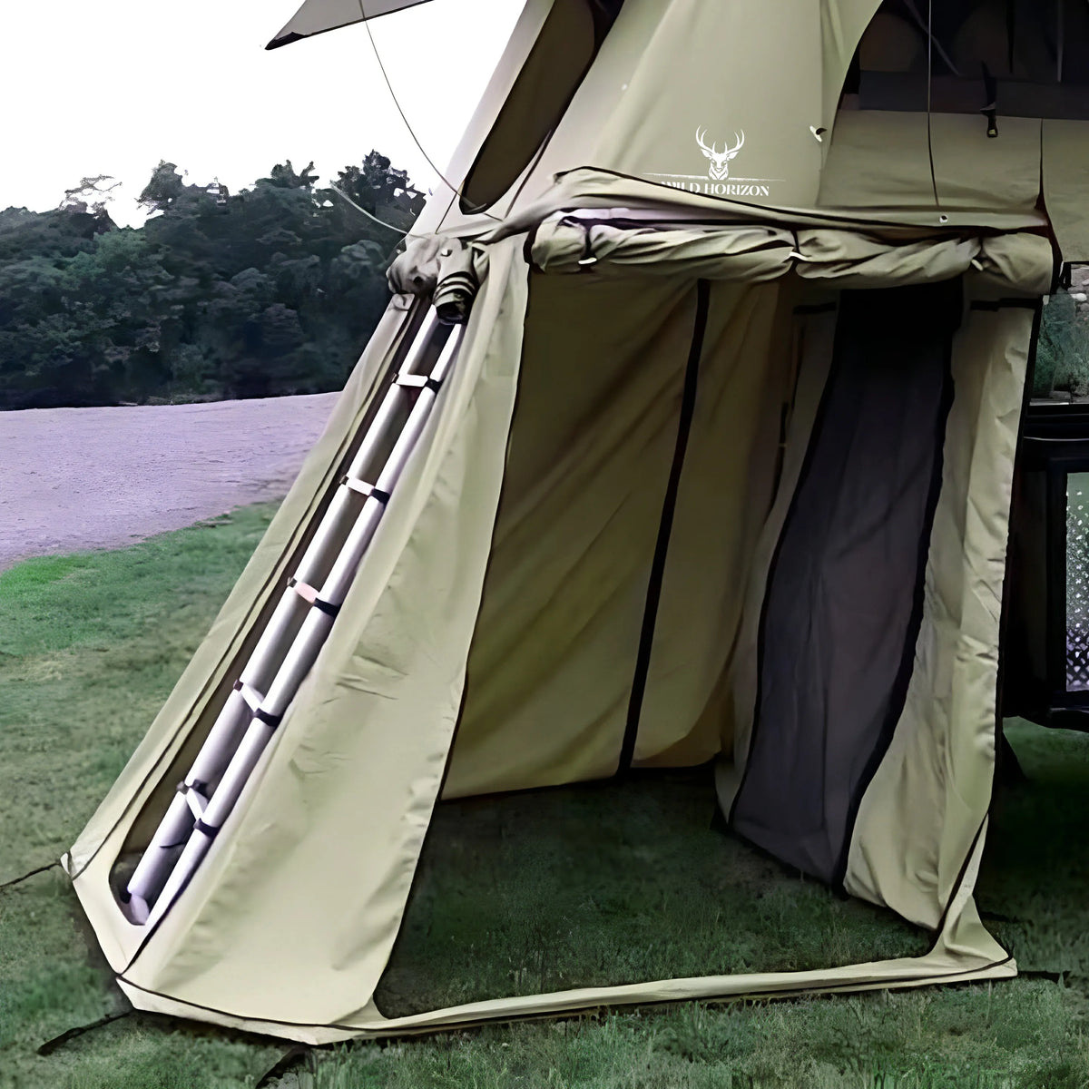 TA00A Rooftop Tent Annex with External Ladder