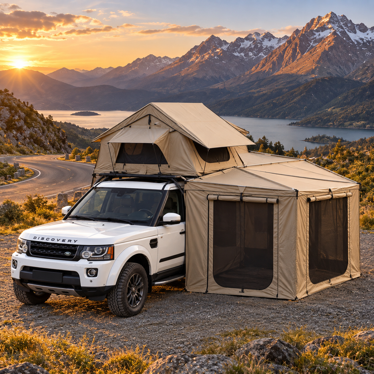 TA00M Fox Wing Rooftop Awning Tent