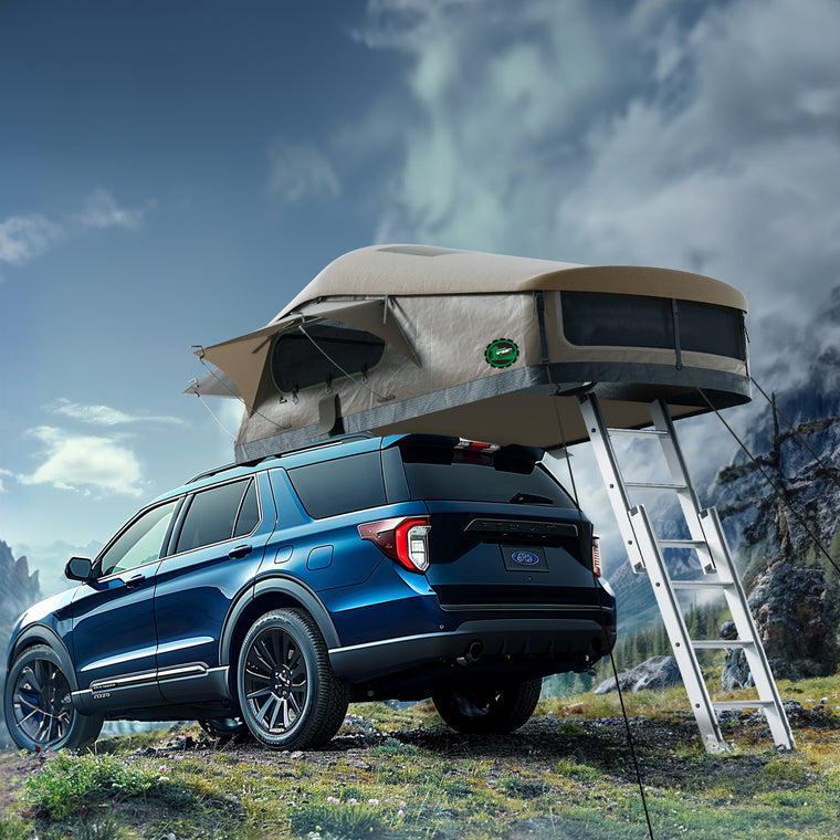 TA009 Four-Season Soft-Shell Rooftop Tent with Annex