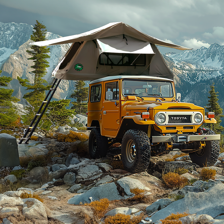 TA001 Standard Flat-Top Soft-Shell Rooftop Tent